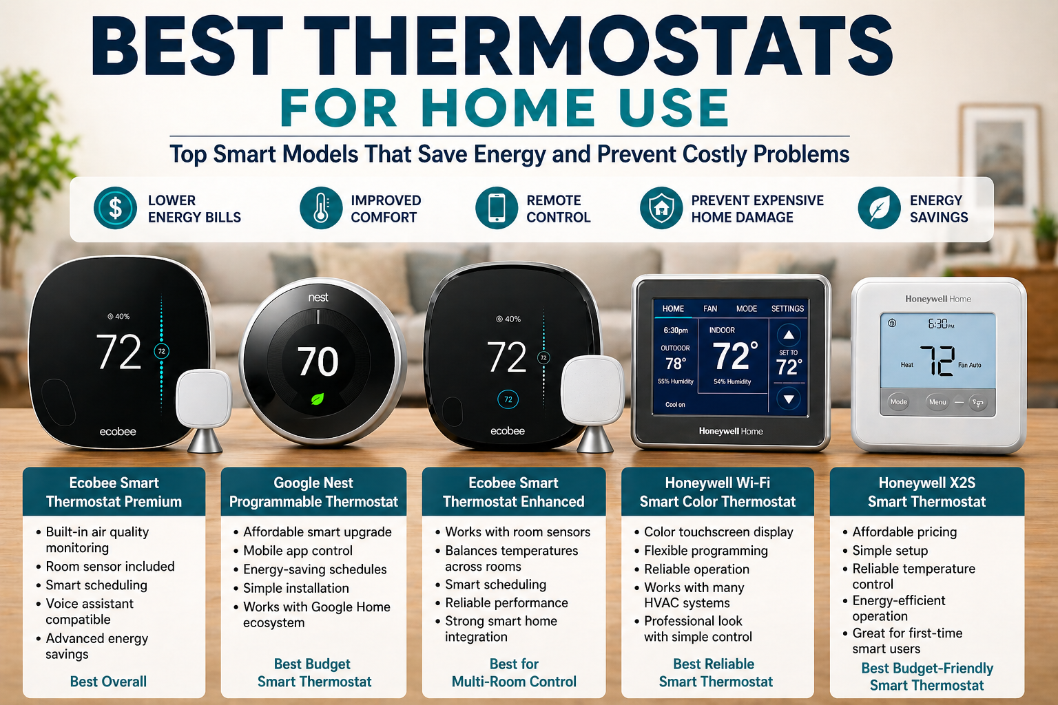 best thermostats for home use