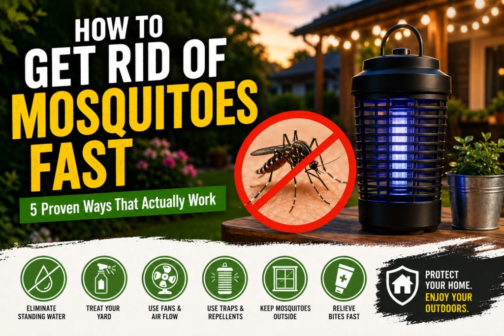 How to Get Rid of Mosquitoes Fast